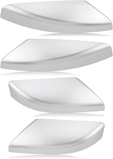 AUTOKAY Roof Luggage Cargo Rail Rack End Cap Protection Cover Shell Trim Set of 4 for Toyota 4Runner 2003-2009, Silver