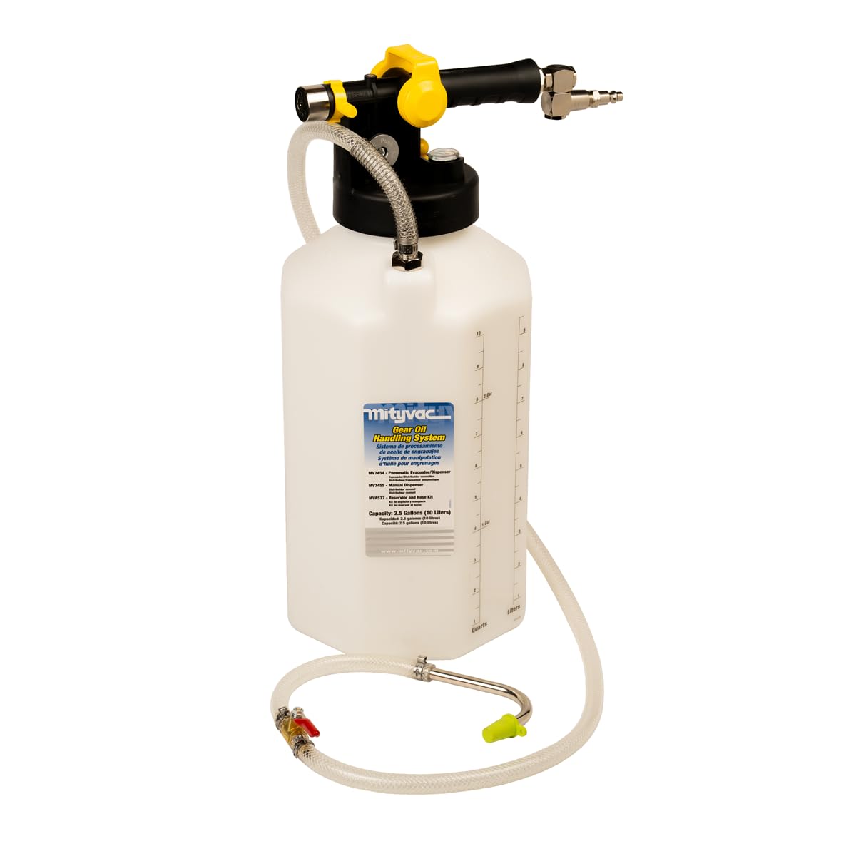 Amazon.com: Mityvac MV7454 Pneumatic Gear Oil Compressed Air