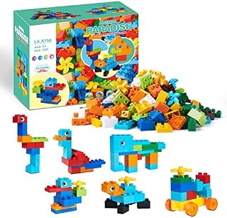 240 Piece Large Building Blocks Set, Classic Big Building Bricks for Toddler Educational Toy, Compatible with All Major Brands for 2 3 4 5 + Year Old Boys Girls, Best Gift for Kids