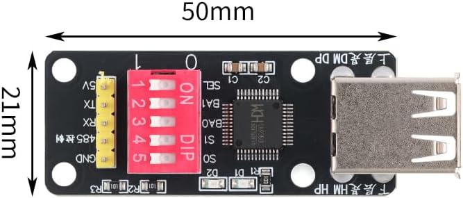 CH9350 Keyboard Mouse Scanner to Serial Port HID KVM Extension Module