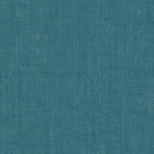 Papier peint intissé bleu mat pour masquer les défauts du mur