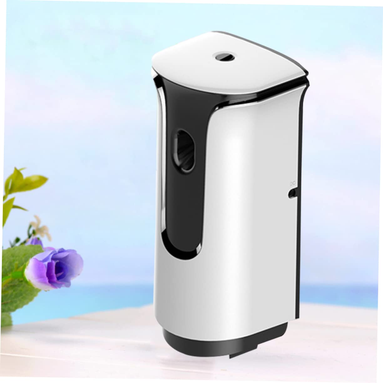 Automatischer Luftentfeuchter mit Lichtsensor Aerosol Duftspender für Hotel Zuhause und Badezimmer Schwarz und Weiß Batterien Energiesparend und Leise