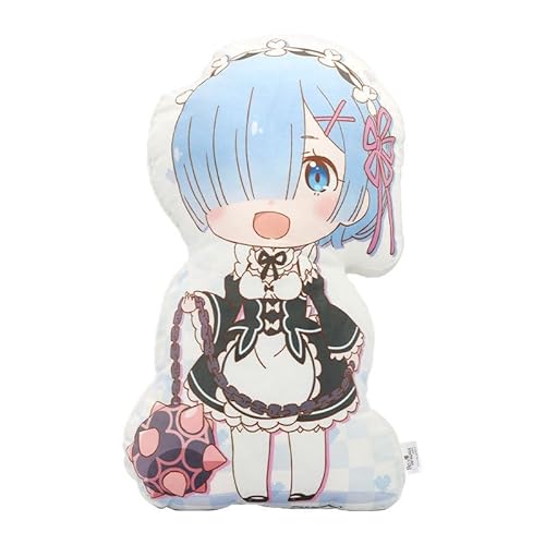 WYCOS Re:ゼロから始める異世界生活 レム ぬいぐるみ 抱き枕 クッション アニメ 周辺 グッズ 置物 装飾 癒しグッズ 家用 寝室 ギフト クリスマス 新年 日常 誕生日プレゼント