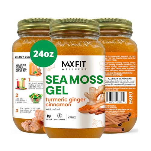 Sea Moss Gel Raw (12 flavors) 24oz Wildcrafted Sea Moss Gel