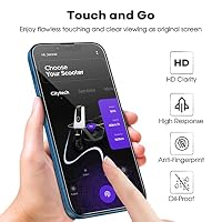 JETech Full Screen Schutzfolie für iPhone 13/13 Pro, 3 Stück – Ansicht 6