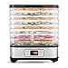 Hopekings Deshidratador de Alimentos 8 Pisos Bandejas, Deshidratador de Frutas y Verduras 400W con Temporizador 72H y Temperatura ajustable,Pantalla LCD,sin BPA