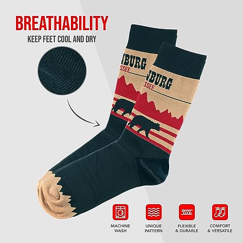 Regional Socks - Funny Novelty Unisex Sock Set, Woven Art, Fun Unique Patterns And Designs2