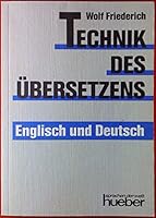 Technik des Übersetzens 3190021430 Book Cover