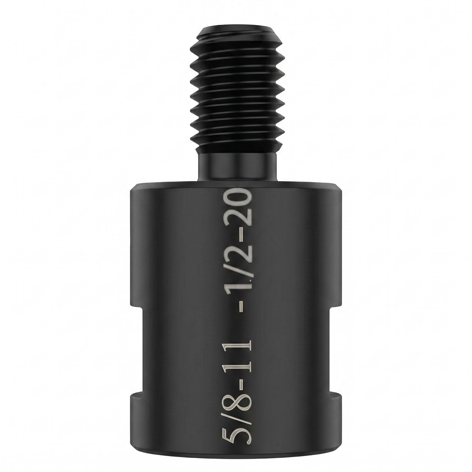Metal Male Female Thread Adapter Black Threaded Adapter Cylindrical Grinder Converter Machined Finish, 5-8-11 to 1-2-20-image-24