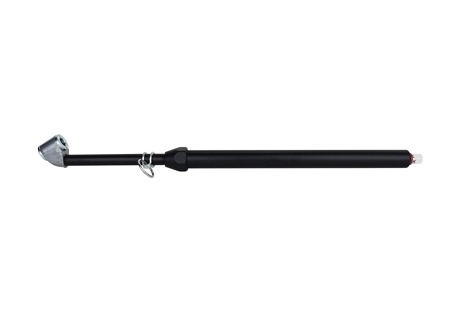 Milton 976BKL Dual Head Angled Chuck Tire Pressure Service Gauge, Non-Slip Grip Matte Black Poly Finish -13” 1-160 PSI For Large Vehicle Tires
