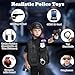 Police Costume for Kids, Swat Costume with Tactical Helmet ,Walkie Talkies,Swat Vest for Boys, Police Officer Uniform Role Play Toddler Dress Up with Toy Gun, Christmas Gifts for 4 5 7 6 12 Year Old