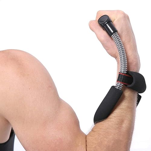 Wrist Entrenador de brazo de bíceps, ejercicios de mano para antebrazo ajustable, entrenamiento de fuerza, fortalecedor de potencia, ajuste de