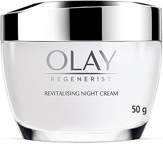 Olay Regenerist Night Cream |with Hyaluronic Acid, Niacinamide & Pentapeptides |Skin plumping formula that penetrates 10 layers deep into skin surface for Firm, plump and younger looking skin from Day 1 |Suitable for Normal, Dry, Oily & Combination skin |50 gm