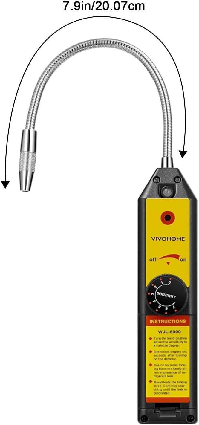 Leak Detector HVAC Lightweight Precise Battery Powered Detection | Coolant Leak Detection for Trucks RVs Motorcycles ATVs Boats Vehicle Home Airplane Apartment Garage Workshop