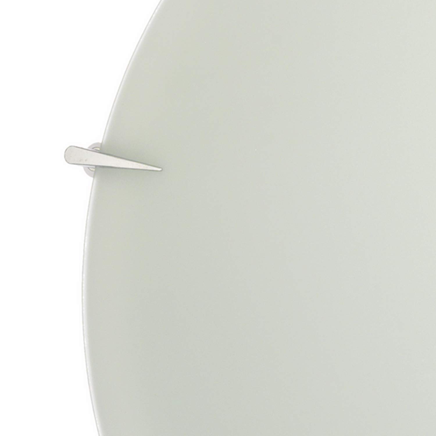 ONLI 1005/PLG-Plafoniera in Vetro Bianco Satinato con Ganci cromati, Diametro 50 cm