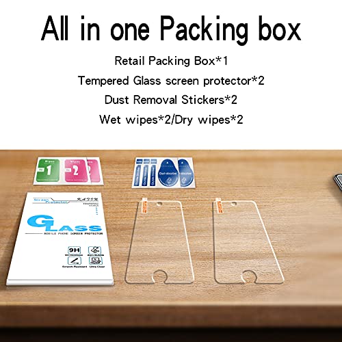 Katin [2-Pack] For Apple Ipod Touch 7G (7Th Generation), 6G (6Th Generation), 5G (5Th Generation) Tempered Glass Screen Protector No-Bubble, 9H Hardness, Easy To Install #TOP6