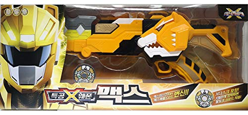 Miniforce X Ranger Weapon MAX Yellow Transweapon Machine-Gun Ax Sword
