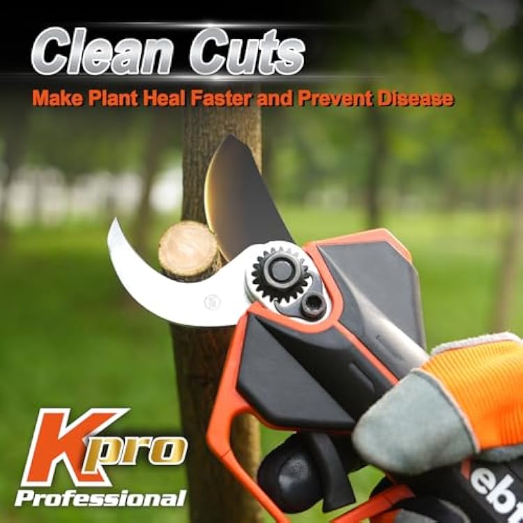 Kebtek SK5 High Carbon Steel Replacement Blade for Kebtek Electric Pruning Shears Cordless, Compatible with KT-9035 Model Tree Pruner (Upper Blade + Lower Blade)