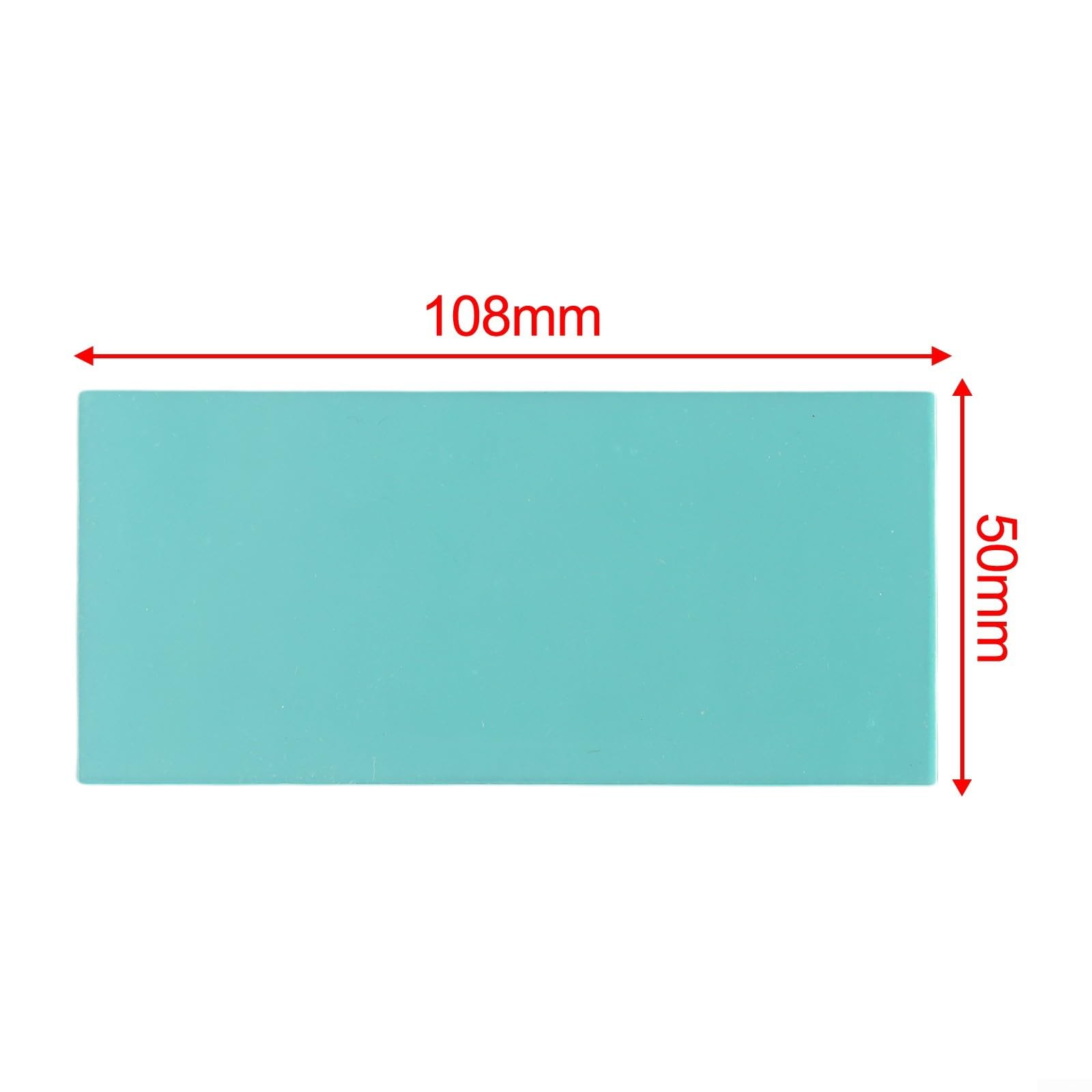 Lot de 5 films de protection pour casque de soudage avec lentille anti-éclaboussures pour protéger contre les scories de soudure et les dommages (108 x 50 mm)