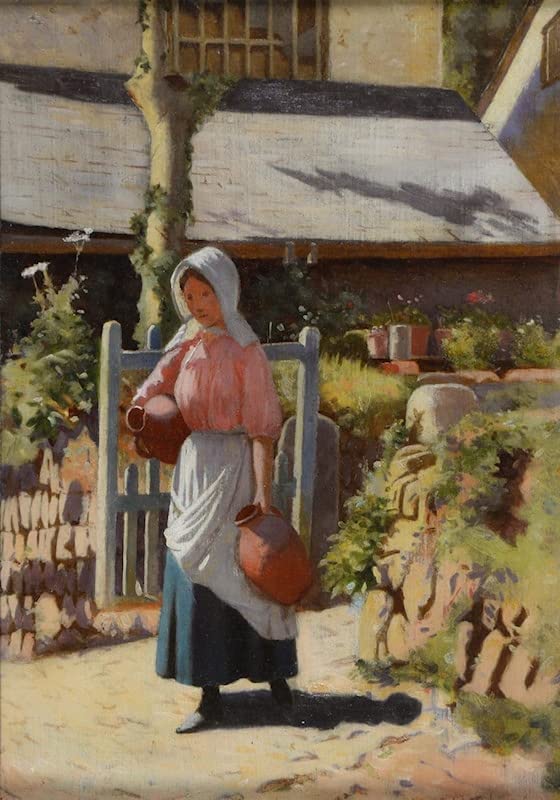 Toile Pitchers to the Well Ralph Todd pour habiller un grand mur vide