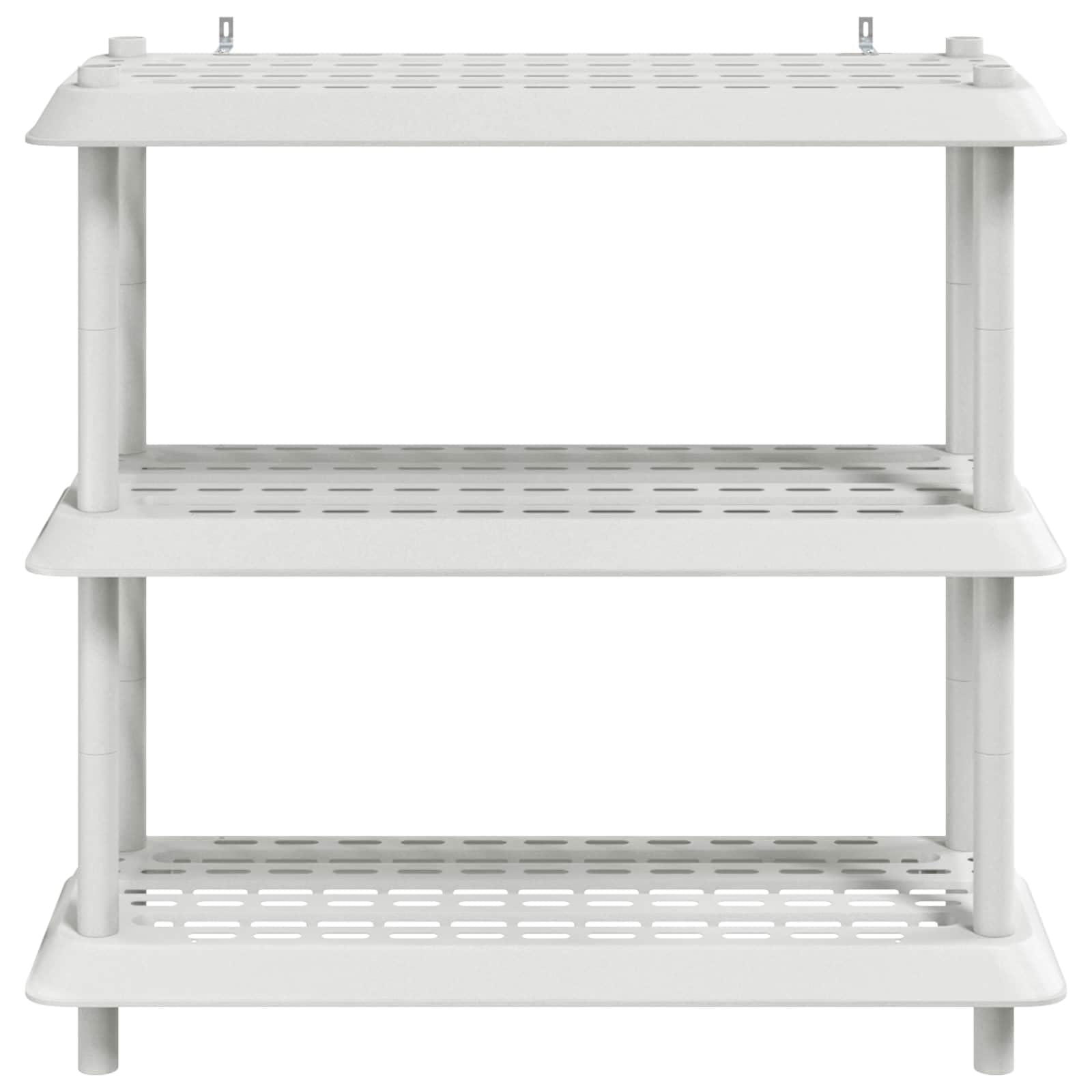 Regał 3-poziomowy 100 x 40 x 96 cm PP biały