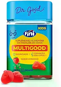 Multigood Kids Morango, DR. GOOD, 30 Gomas