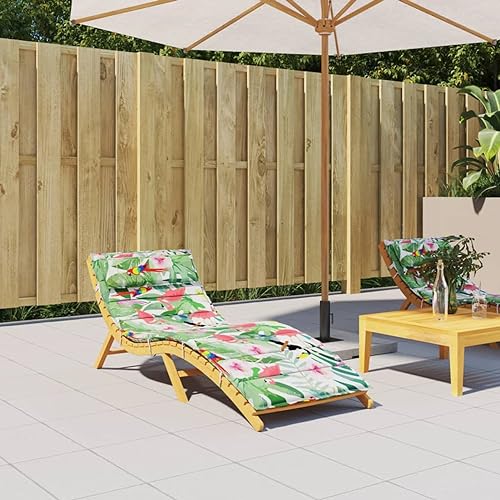 Xichuzi Cojín de Tumbona de Tela Oxford Multicolor 180x60x3 cm, Cojin Tumbona Exterior, Colchonetas para Tumbonas, Colchoneta Hamaca, Cojín De Silla De Hamaca, Colchón para Tumbona