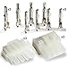 Molex -3 Match Set - (4-Pin) w/14-20 AWG, Wire Connector - 2.13mm D, Latch Lock, MLX