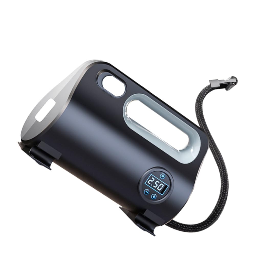 Cabilock Compresor Portátil para Coche y Bicicleta Pantalla Digital, Inflador Rápido de Aire 22l/, 120w, Material Abs, Bomba Eléctrica Dc12v para Inflar Neumáticos