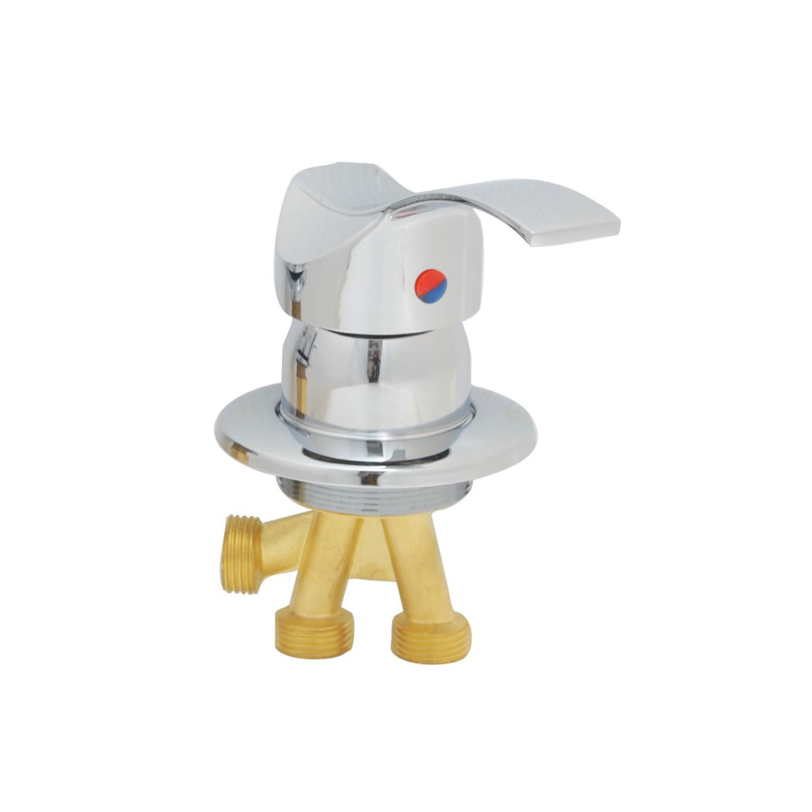 Msioytog D 1/2" Tub Faucets Valves Easily Switches Between Hot Col Water Shower Bathtub Faucets Switches Mixers Valves Hot An Col Water Bathroom Tap