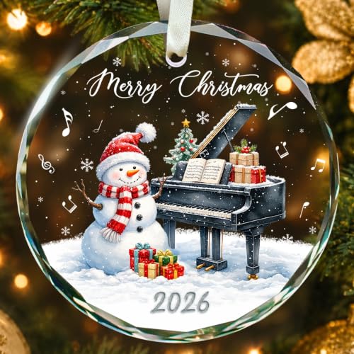 Piano Ornament 2026 - Piano Ornaments, Music Ornaments for Christmas Tree