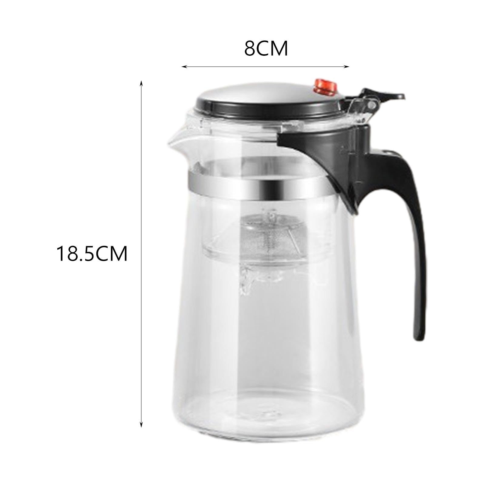 Tetera de Vidrio con colador de té, Tetera, Taza de té para té de, Cocina, 900ML