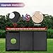 Cornhole Set, Regulation Size Cornhole Boards with 8 Bean Bags and Carrying Case, 4 ft x 2 ft Corn Hole Outdoor Game Toss Board for Adults Outside Activities
