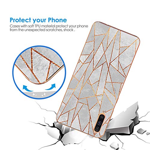 KZIOACSH Cover per Galaxy A70, [3 Pack] Silicone