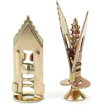 10 PCS Driven Expansion Screws, Tapping Portable Gypsum Board Expansion Aircraft Used for Installing Lamps, Curtains, Fiber Cement Boards, Etter Board Expansion Screws30 long expansion tube+screw