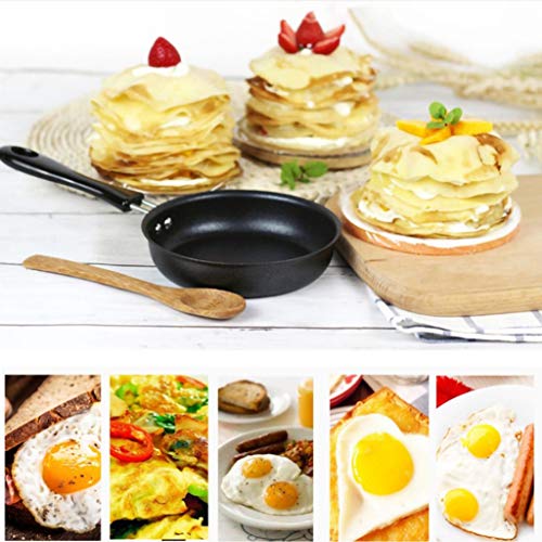 Sun Terriory Frying Pan One Egg Pancake Round Mini Non Stick Fry Pan 4.7-inch mini cast iron skillet by Sun Terriory - Image 6