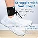 Omeer AFO Foot Drop Brace For Walking With Shoes Provides Adjustable Drop Foot Brace Support For Men Or Women Can Be Worn With the Shoes You Already Own And Can Be Worn On Your Left or Right Leg