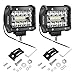 BEAMTRON Led Light Bar 4 Inch 120W 12,000Lm Led Light Pods Waterproof Driving Fog Lights Combo Spot Flood Off Road Lights for Trucks ATV UTV SUV Pickup Marine -2 Pack