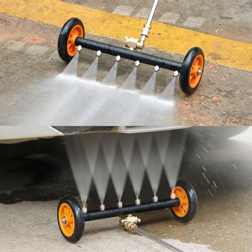 Undercarriage Pressure Washer Attachment, Siebwin 16' Dual-Function Water Broom for Pressure Washer...