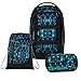 Produktbild satch Pack Schulrucksack Set 3tlg. inkl. Schlamperbox und Sportbeutel (Caleido Blue)