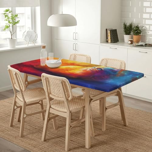 Nappe chaton lavable d'intérieur et extérieur pour table de 1,5 m - 8