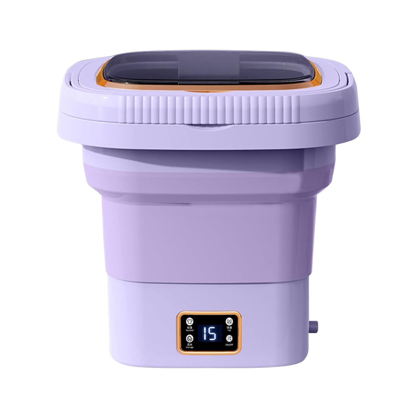 Przypominana pralka Kompaktowy design do łatwego magazynowania idealna do prania bielizny i delikatnych tkanin doskonała dla małych przestrzeni i podróży(Purple)