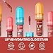 LIP VB Hydrating Lip Gloss Stain - 12HR Glossy Plump & Waterproof Moisture Lock, Non-Sticky Lip Treatment for Dry Lips Revival, Daily Wear & Night Care (Water Bout Wine)