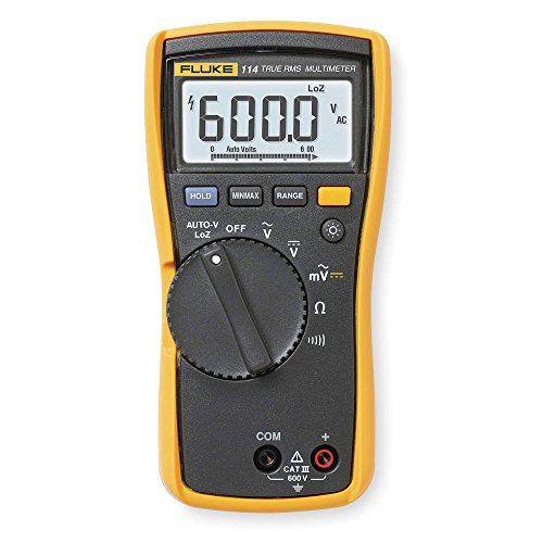 Fluke 114 Electrical TRMS Multimeter with a NIST-Traceable Calibration Certificate with Data