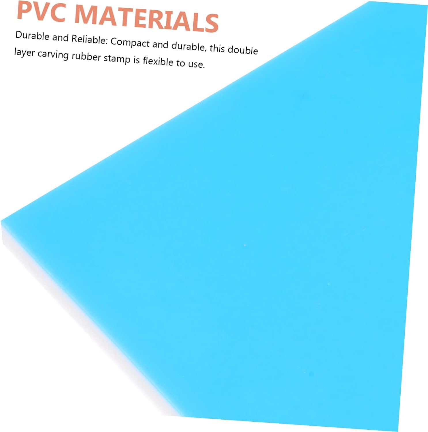 Double Layer PVC Carving Blocks 4pcs for DIY Printmaking