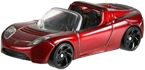 Miniatura 2 de Hot Wheels 2019 Saludos desde Space '08 Tesla Roadster, Granate