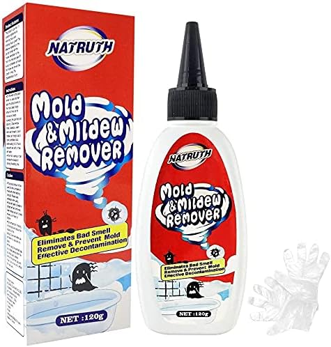 NATRUTH Mold Remover Gel, Gentle Household Gel, Remover Mildew, Remover Wall Mold Cleaner, Remover Black Mould, 120g