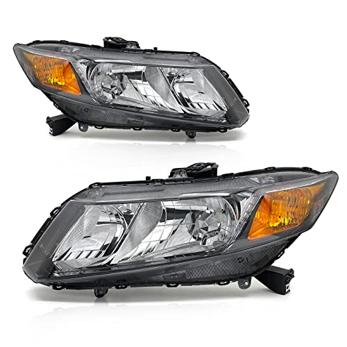 ADCARLIGHTS for 2012-2015 Honda Civic Halogen Headlight W/O Bulbs by ADCARLIGHTS - Used condition - CA$150.09