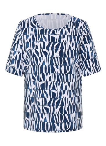 Rabe T-Shirt Gemustert in Dunkelblau für Damen