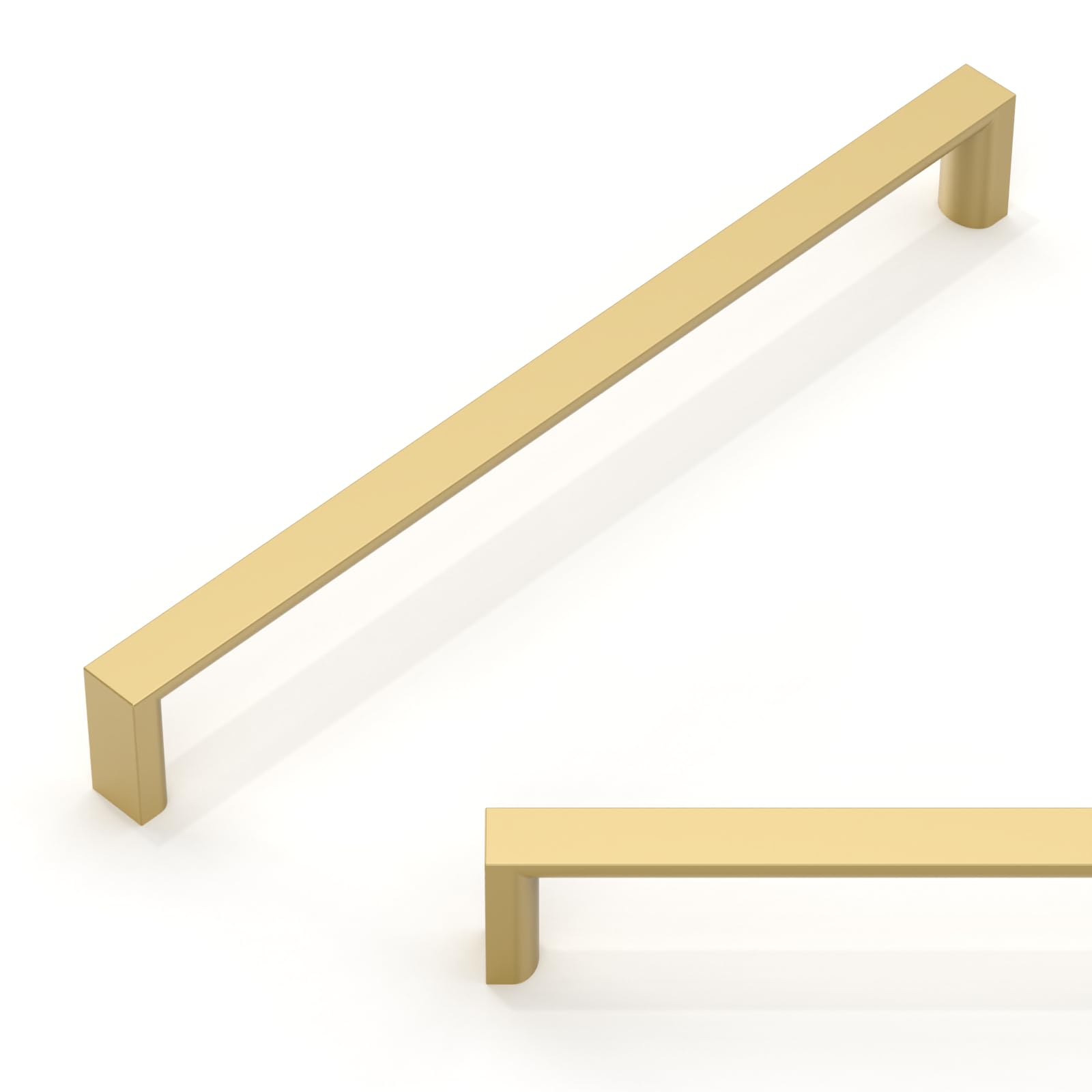 Talentedeco 10 Pack Brushed Gold Cabinet Pulls 7.5 Inch(192mm) Kitchen Cupboard Handles Cabinet Hardware for Drawer Pulls